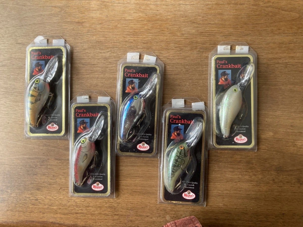 Leurre De Pêche Vintage Tom Mann's Mann's Leroy - Crankbait Marron - Occasion
