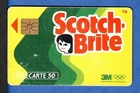 PHONE CARD / telephone card SCOTCH-BRITE 01/1992 (Remote Card 50)