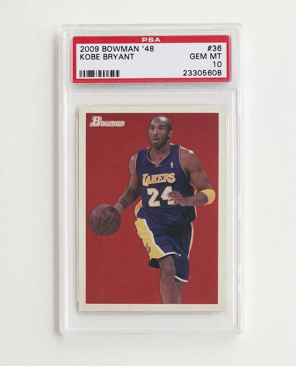 Bowman Kobe Bryant 10 Graded Basketball Sports Trading Cards