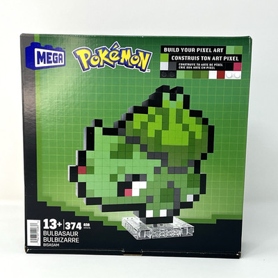Mega Bloks Pokémon Pixel Art Bulbasaur Building Set New Sealed In Box