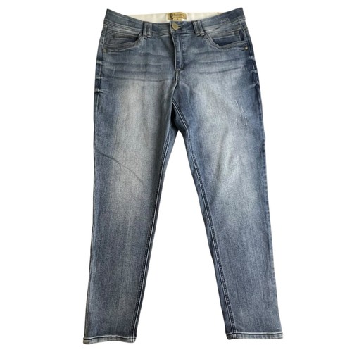 Democracy Ab Technology Womens 16 Medium Wash High Rise Skinny Ankle Jeans NWT - Picture 2 of 9