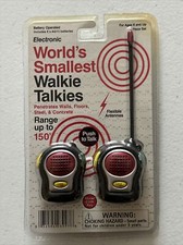 World's Smallest Walkie Talkies Assorted Colors 39976
