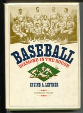 Baseball-Diamond In the Rough 1972-Irving A. Leitner-1st edition-High grade b...