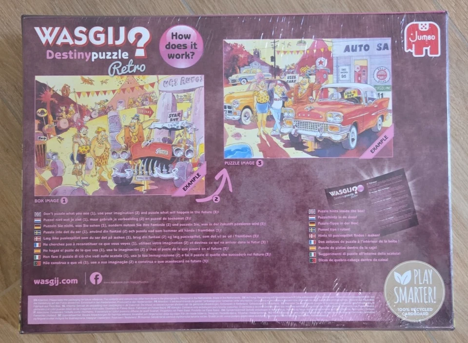 Puzzle WASGIJ? Destiny puzzle da 1000 pezzi - Retrò where il all began!  - Immagine 2 di 3