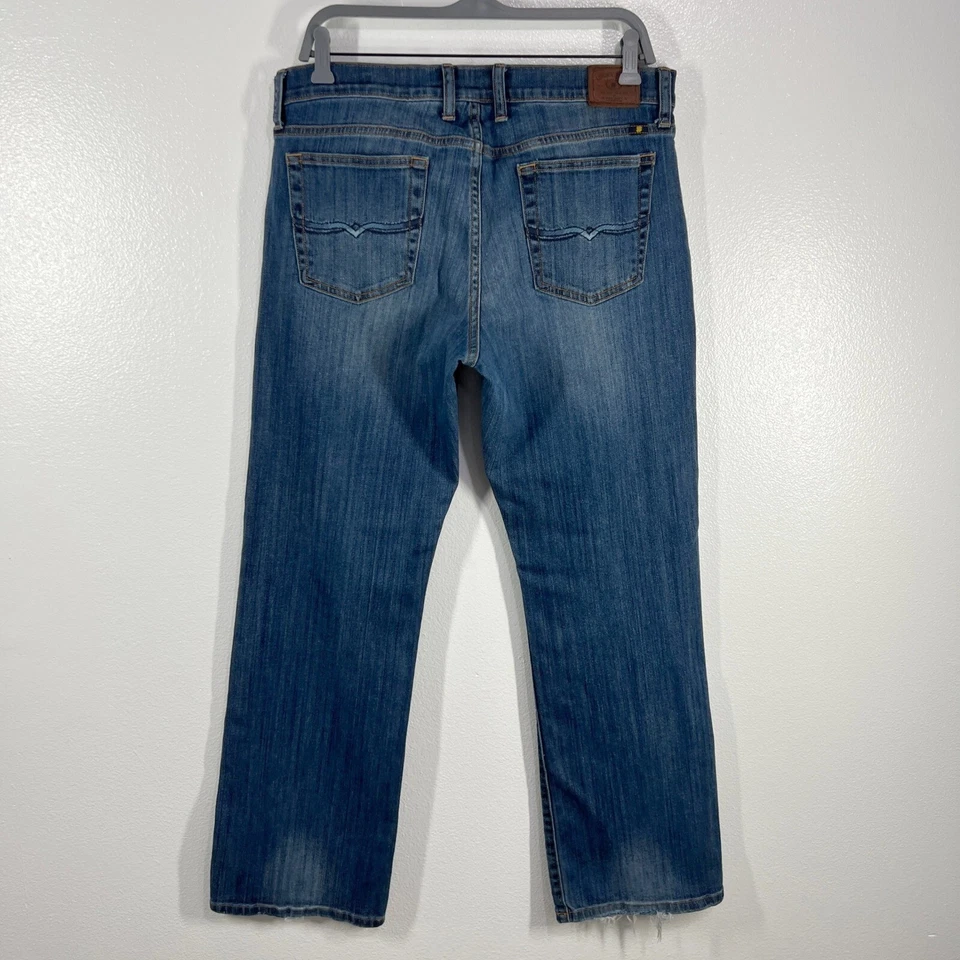 Vtg. 90s Lucky Brand Jeans Womens 14/32 Regular Wash Denim Blue Casual Pants - Image 2 of 4