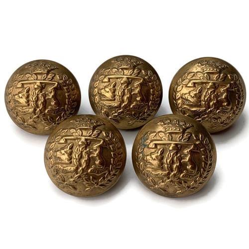 Group 5x Argyll and Sutherland Highlanders Scottish Regiment Tunic Buttons Set