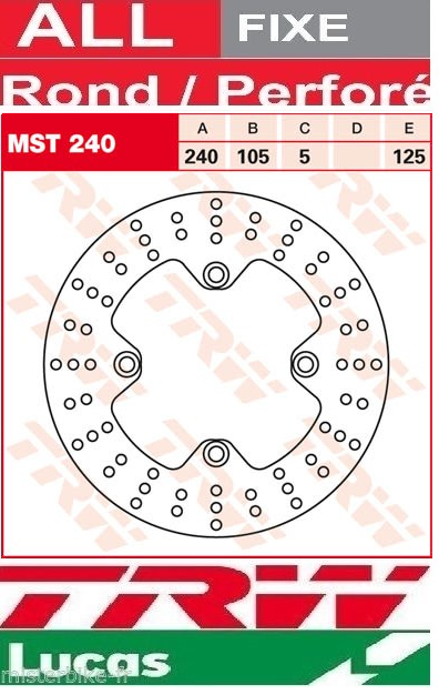 Plaquettes De Frein Arrière TRW MCB 634 SH – Pour Honda XL 700 VA Transalp ABS RD15