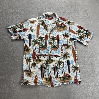 ALOHA HAWAII Hemd Hawaiishirt Floral G-L Magnum Rockabilly Hawaiianer 28019 Blau