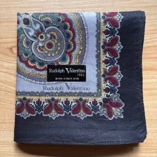 NEW VINTAGE HANDKERCHIEF MEN'S ART PAISLEY BANDANA POCKET SQUARE COTTON 18"