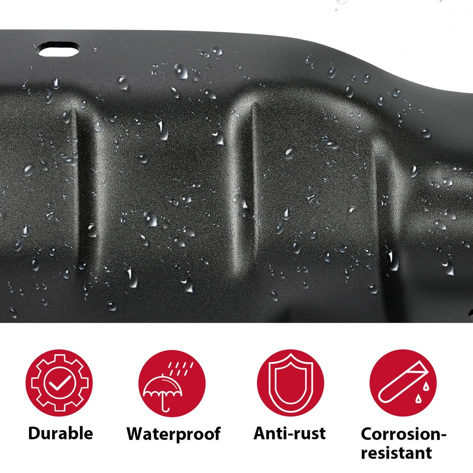 Front Bumper Skid Plate For 2007-2018 Jeep Wrangler JK Rubicon 10th Anniversary Foto 4 de 4