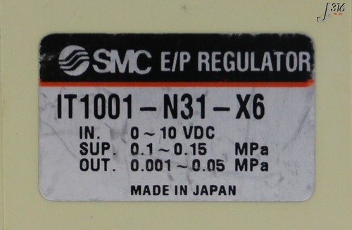 35140 SMC ELEKTROPNEUMATISCHER REGLER IT1001-N31-X6 - Bild 8 von 8