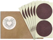 2  Circle Match Striker Stickers   12 Pieces  Bumble/Dotted Pattern Match Strik