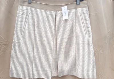 Best Reviews 79 NWT Banana Republic Beige White Striped ALine Pleated Mini Skirt Size 8 Best Reviews 79 NWT Banana Republic Beige White Striped ALine Pleated Mini Skirt Size 8