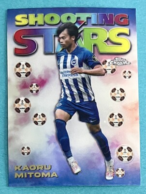 Kaoru Mitoma 2023-24 Topps Chrome UEFA '98 SHOOTING STARS INSERT