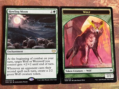 1x HEULENDER MOON - Purpurrotes Gelübde - MTG - Magic the Gathering