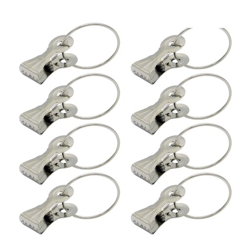 20 Pcs Gardinenclip Gardinenring Aus Edelstahl Vorhangverschluss - Bild 7 von 11