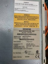 Siemens 6SE7018-0EP50-Z ( Z=G91+C33 )USE " ONLY DRIVE "