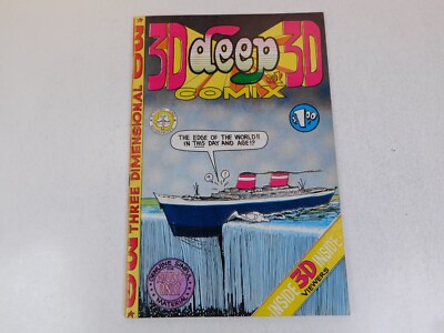 DEEP 3D COMIX  With Glasses - Three Dimensional Underground Comics