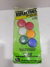 Vintage Hy-Ko CMR-10 Self-Adhesive Mini Reflector 6 Count 1-1/4 in Diameter