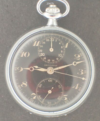 Rare, Japanese WWII Konishi Rokuoh-Sha Type 89, Leonidas Chronograph, runs