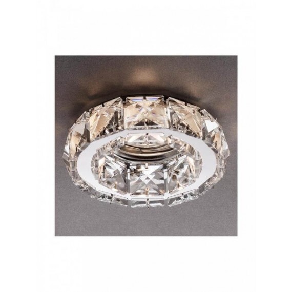 Faretto Incasso LED Corona Quadrotto Cristalli - Offerta Nuovo Modello