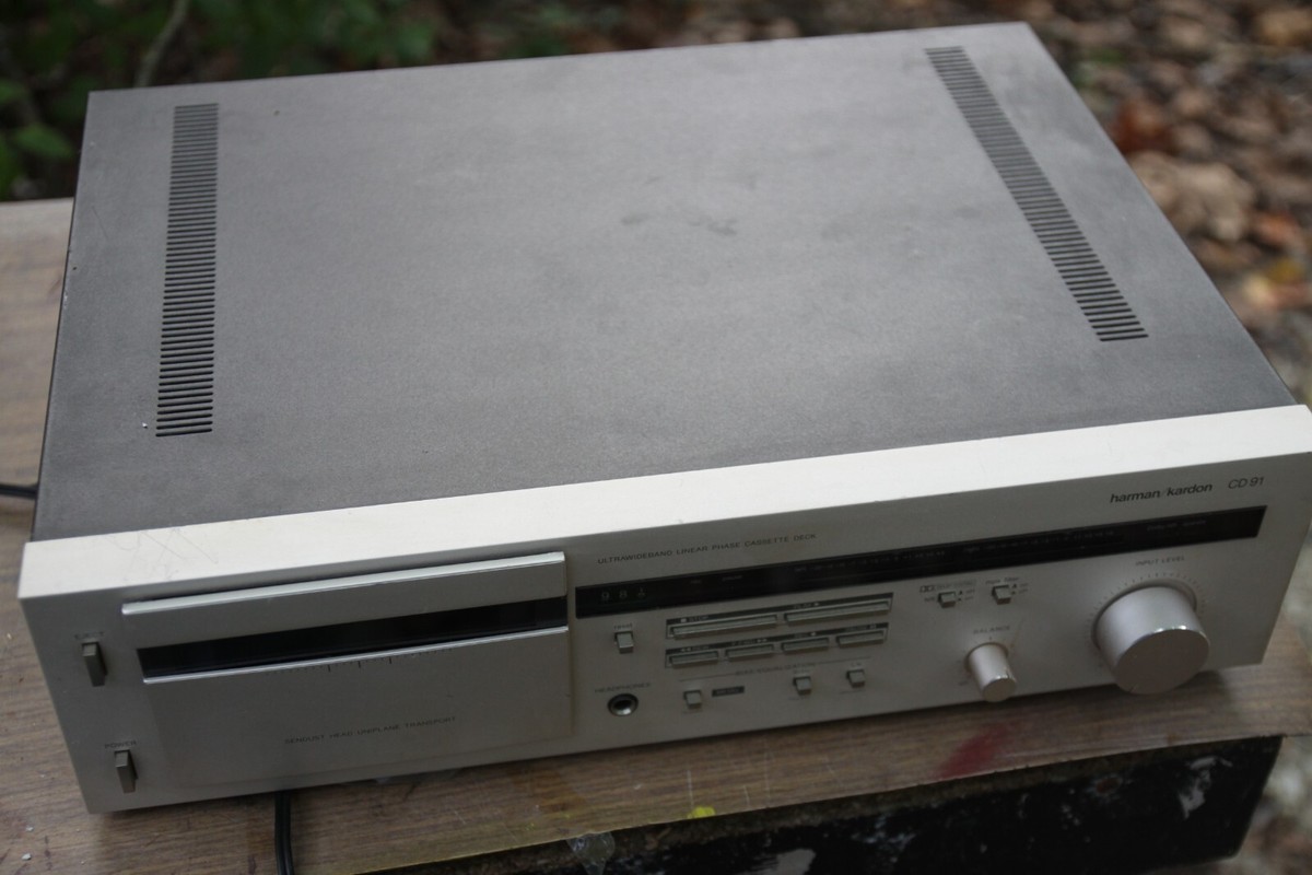 希少 harman/kardon ハーマンカードン CD91 送料無料 Harmon Kardon CD91 Cassette Deck Japan, Dolby B Plays/Records