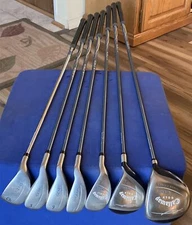 Callaway Ladies Gems Golf Club Set, T-Driver 7w, 5H, 7, 9, S, Ch Irons, W Flex