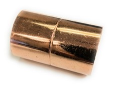 ICS Industries  2 Inch CXC Wrot Copper Pressure Coupling - Ring Stop 2 PACK