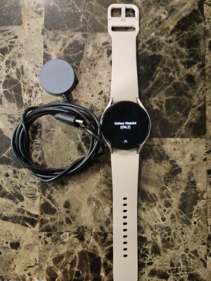 Samsung Galaxy Watch4 SM-R860 40mm Aluminum Case with Sport Band - Pink Gold...