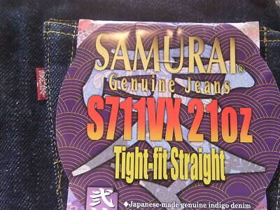 Samurai Jeans S711VX 21oz ZERO Tight fit Straight Limited Samurai Jeans S711VX 21oz ZERO Tight fit Straight Limited