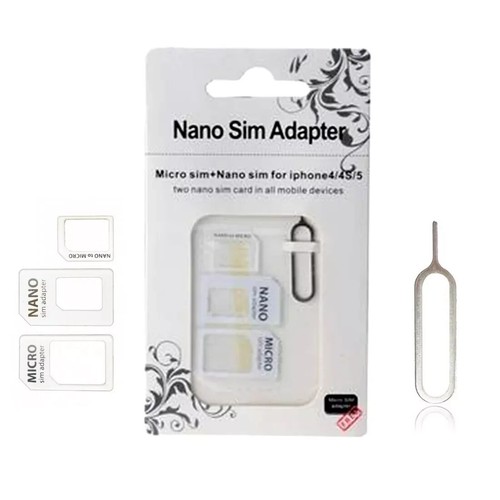 Complete 4-in-1 SIM Conversion Kit – Adapters & Eject Pin – Newest ...