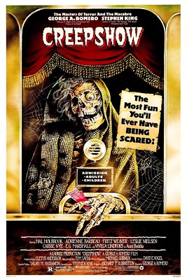 1982 Creepshow Movie Poster 11X17 Leslie Neilsen Ed Harris Ted Danson   