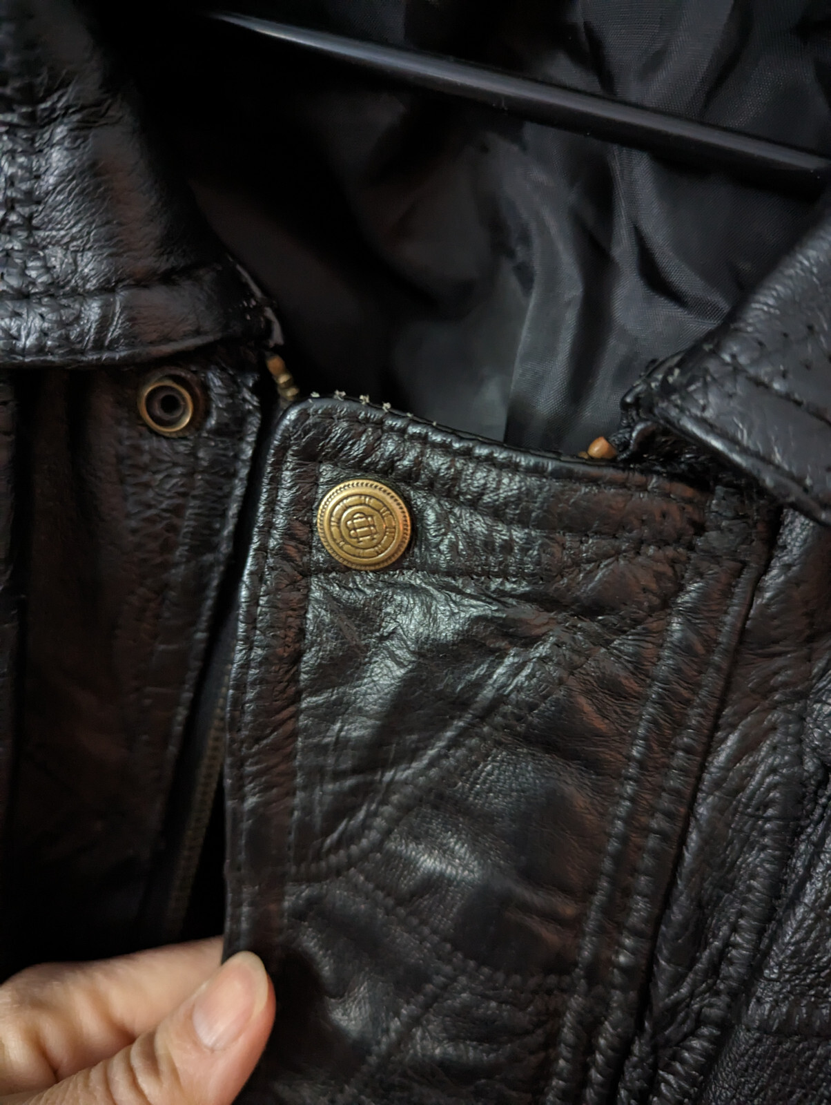 FLIGHT PATH Patchwork Leather Flight Bomber JACKE… - image 7