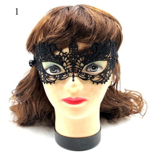 Sexy Black Lace Eye Mask Costume Ball Party Fancy Dress Ladies Masquerade Mask* - Picture 6 of 39