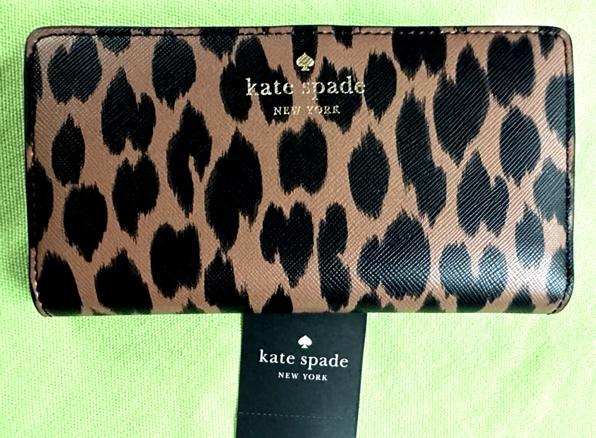 Kate spade shop cheetah wallet