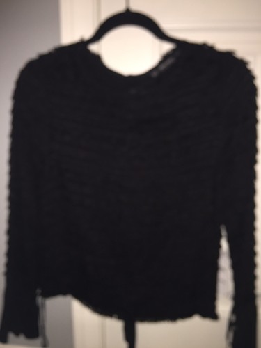 Long Sleeve Open Back Top Shirt NWT | eBay