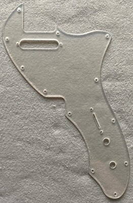 Pick Fits Fender Telecaster 69 Thinline Guitar Pickguard,1 Ply Clear Transparent
