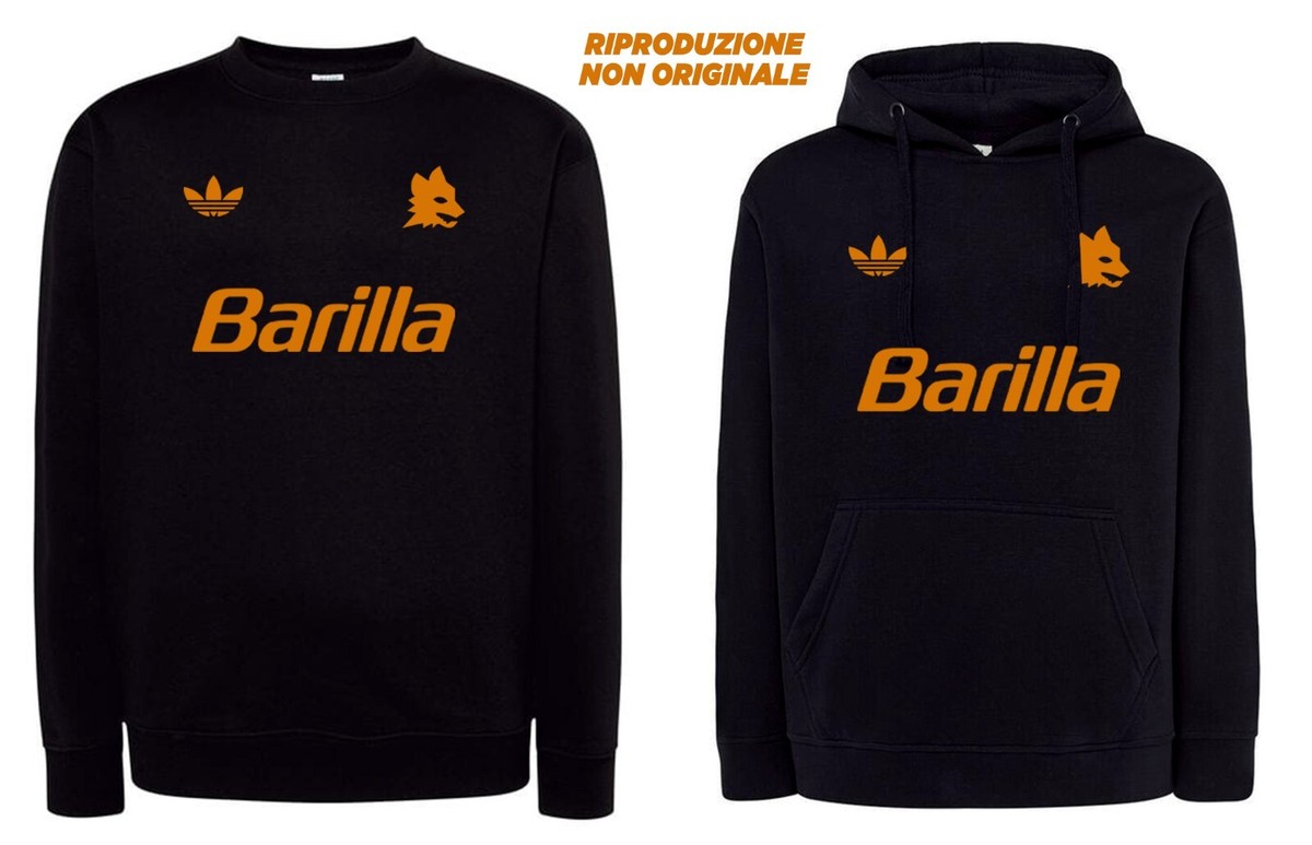 FELPA Calcio Vintage SPQR Anni 70 80 Calcio Con Cappuccio O Senza - Foto 2