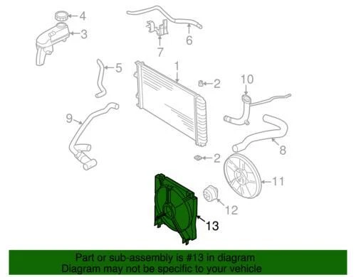 Cubierta genuina GM 1996-1998 Chevrolet Pontiac Cavalier Sunfire Base Z24 22647686 Foto 2 de 2