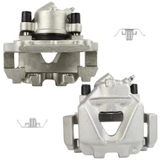 NEW Front Pair Brake Calipers w/ Bracket For 2006-11 BMW 323I 09-12 328I XDRIVE