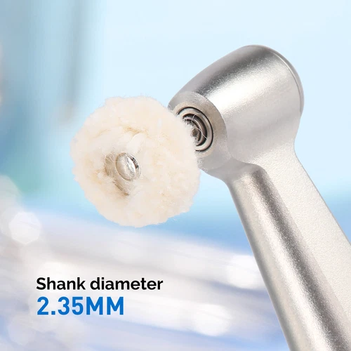 5pz Spazzola Lucidante Dentale Cotone Ruote RA2,35mm Contra Angolo RA Chiusura Tipo CALDO - Foto 6 di 13