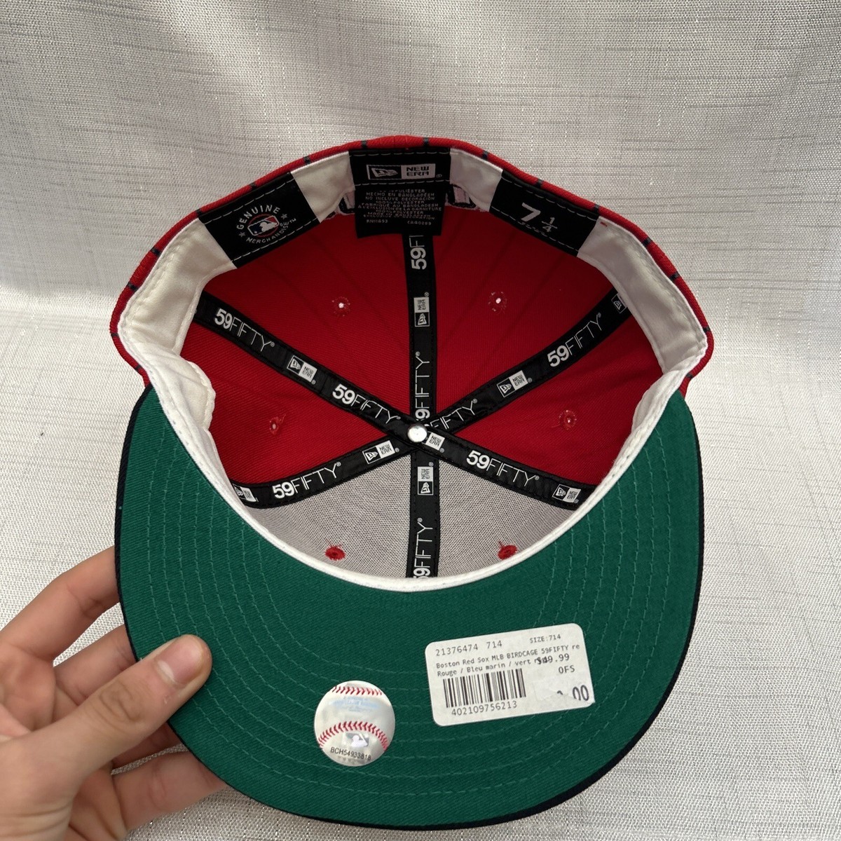 New Era x MLB Boston Red Sox Pinstripe 59fifty Fitted Hat