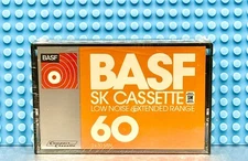 BASF  SK   60    TYPE I   1973   BLANK CASSETTE TAPE (1) (SEALED)
