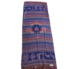 Colorful Peruvian Pashmina Shawl for women