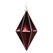 Vickerman 5.5" Burgundy Shiny Finial Orn 4/bg