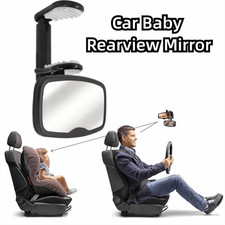 Car Baby Rearview Mirror Clip on Car Mirror for Baby Safety Observation Mirror