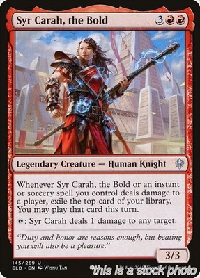 Syr Carah, the Bold [ELD - 145MagicLP