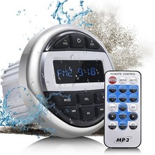 Marine Stereo Receiver Boat Stereo Radio System-Digital Media MP3 Player, Wat...
