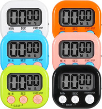 6 Pack Multi-Function Electronic Timer, Learning Management, Suitable for Kitche