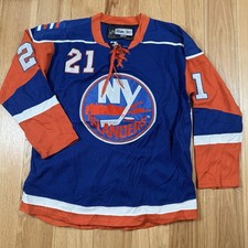 Reebok New York Islanders Kyle Okposo # 21 Stitched Jersey W/Fight Strap Size 48